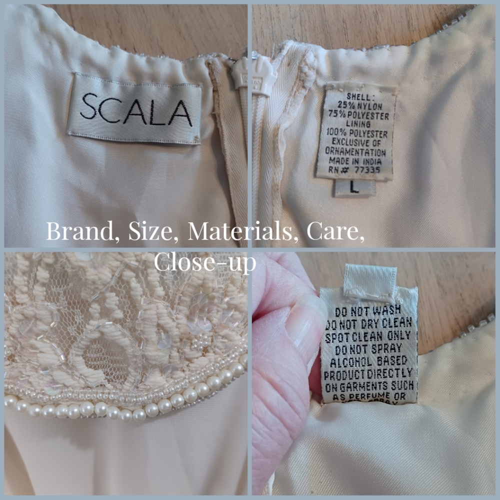 SCALA SPECIAL OCCASION DRESS SIZE L - Picture 4 of 15